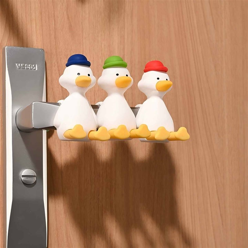 卡通免打孔硅胶防撞垫窗户卫生间门把手保护N套静音缓冲防碰撞神