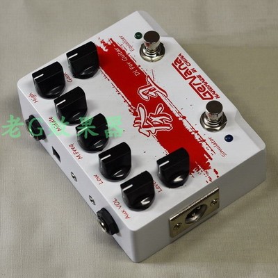 DI盒 5功能箱体模拟  癸丑  老G终结者手工  电吉他单块效果器