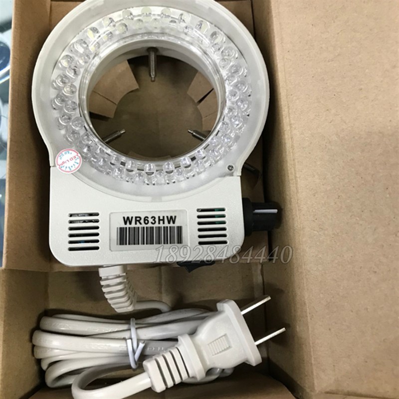 2018新款可调光源显微镜灯 TY63HW环形LED灯 单筒显微镜环形光源