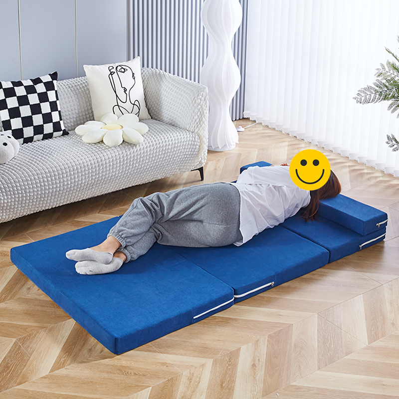 折叠床午睡垫办公室学生午休垫子单人H家用榻榻米海绵垫打地舖神