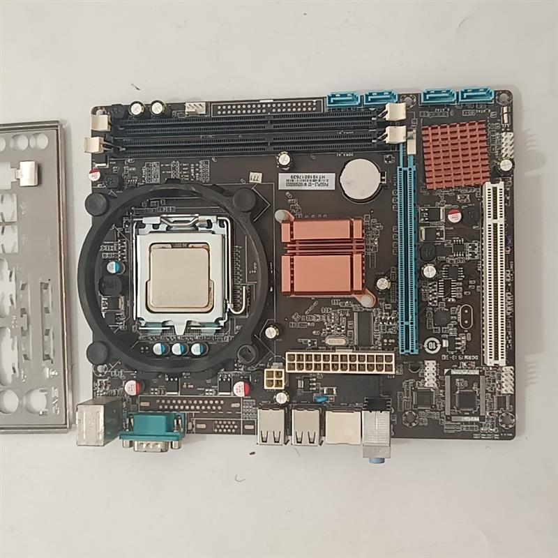 P45GPL3主板搭配L5420处理器套装主板成色不错带