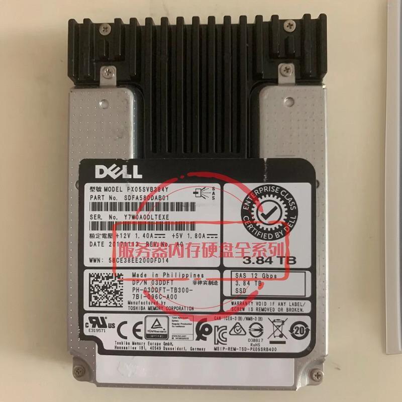 DELL R750 R940 T640 R740 固态硬盘 PX04SVB384 3.84T SAS SSD