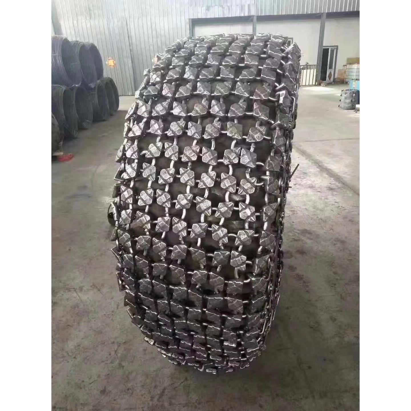50装载机轮胎保护链 龙工临工30堆高机轮胎防护链 23.5-25防滑链