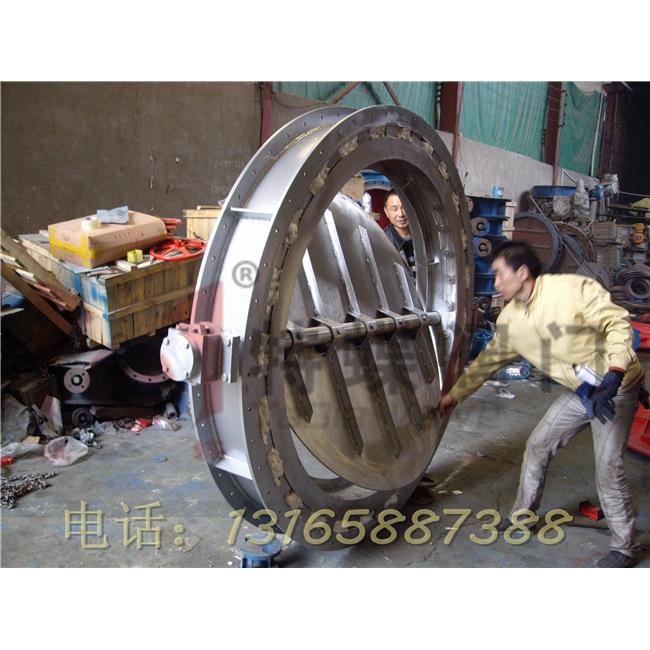 欧蝶牌D341W-1P手动不锈钢通风蝶阀材质全部达标