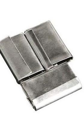 捆扎锁扣白色铁皮打包扣带打包扣