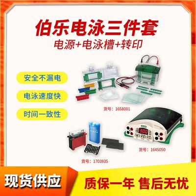 Bio-Rad小型垂直水平电泳槽电源转印电泳仪1658033电泳三件套