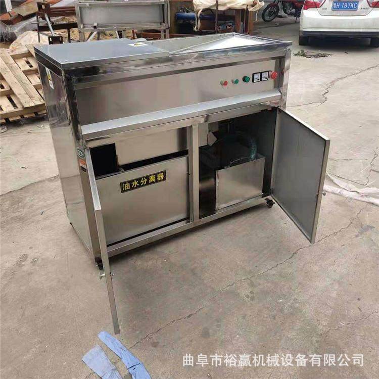 医院食堂垃圾干湿分离机不锈钢垃圾粉碎处理机油水渣同时分离
