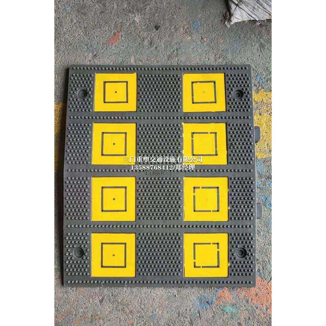 60cm加宽欧式橡塑减速带PVC尼龙减速板超抗压200吨高端出口减速带