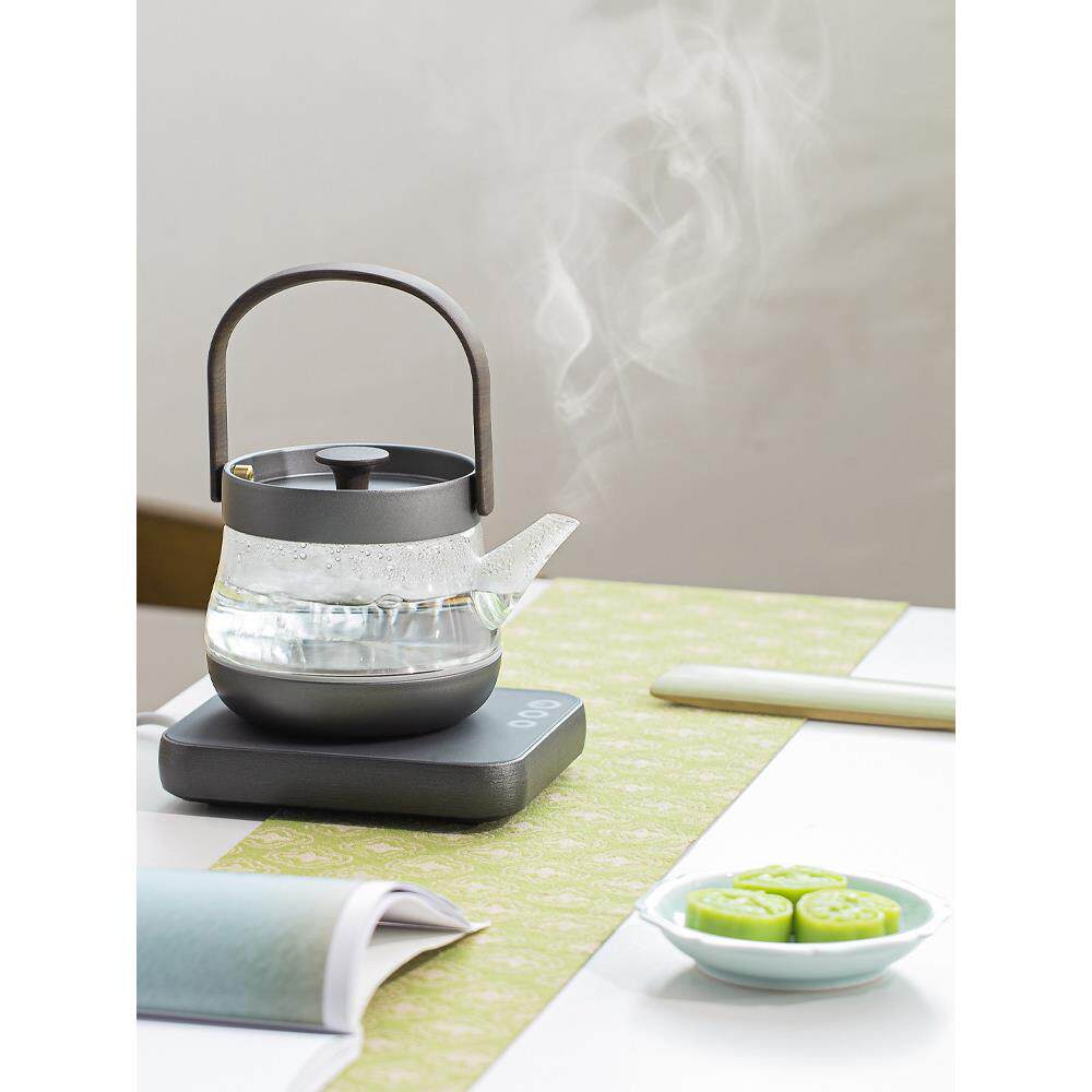 智威玻璃茶壶专用泡茶水壶家用电泡茶一体机纯钛健康水壶泡茶装置