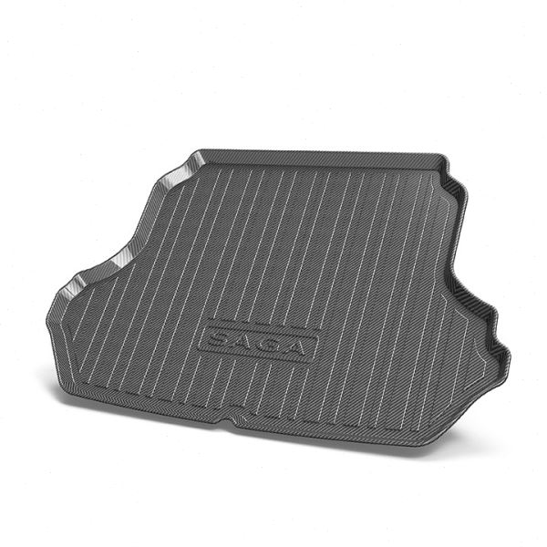 碳纤纹TPV尾箱垫适用腾SAGA海外车防水耐磨环保无异味后备箱垫