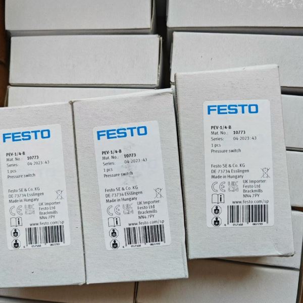 FESTO费斯托压力开关PEV-1/4-B 10773/PEV-1/4-B-OD 175250 原装