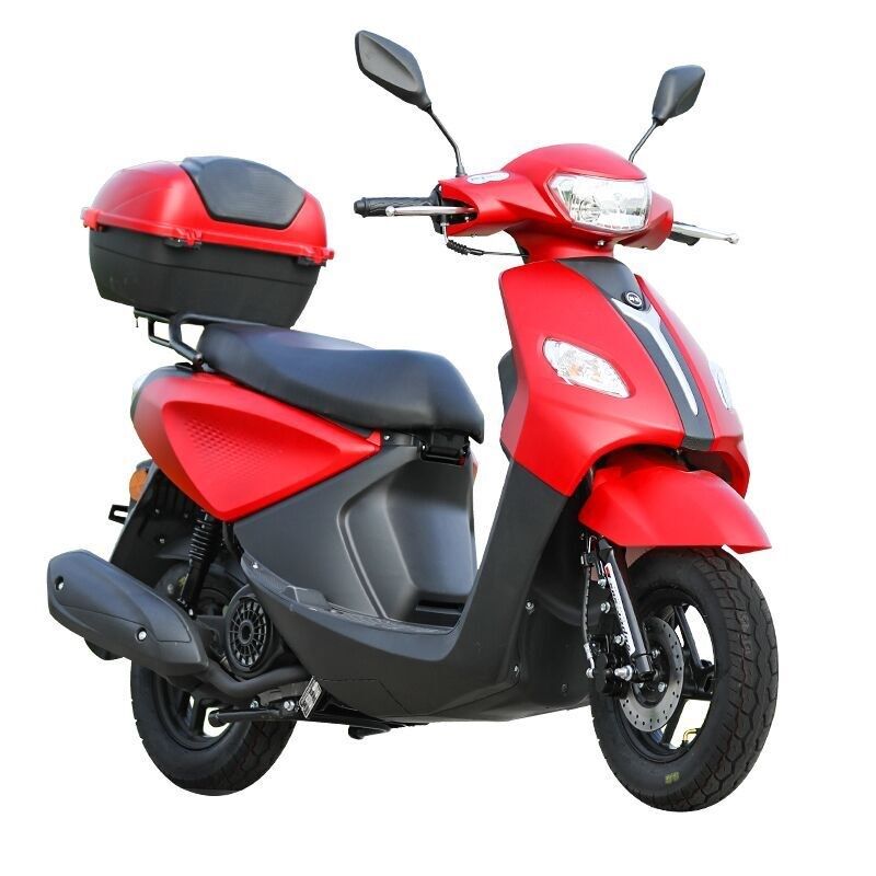 全新踏板摩托车国四电喷125燃油车踏板车男女款整车代步可上牌