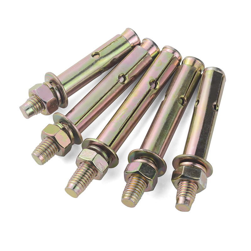 彩锌膨胀螺丝螺栓拉爆爆炸螺丝外膨胀钉胀管 M12M14M16M18M20