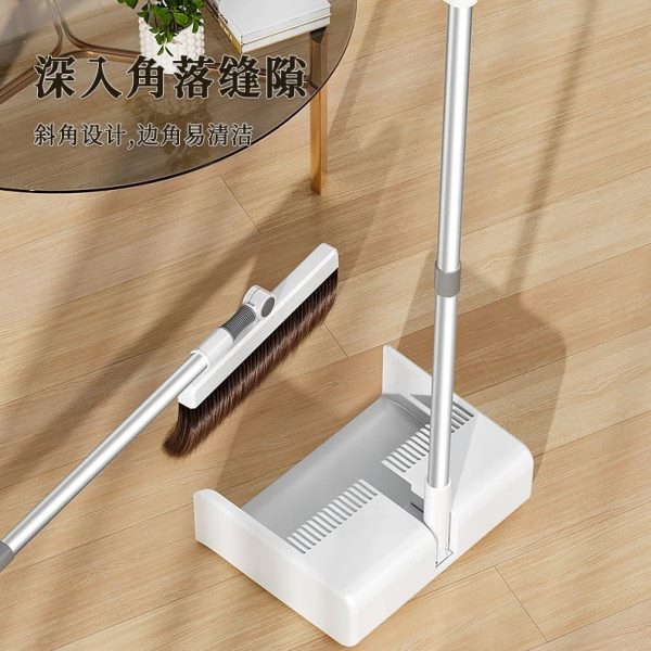 长促窄缝收纳扫把套装簸箕家用扫地笤帚捎扫帚新款2025组合不粘扫