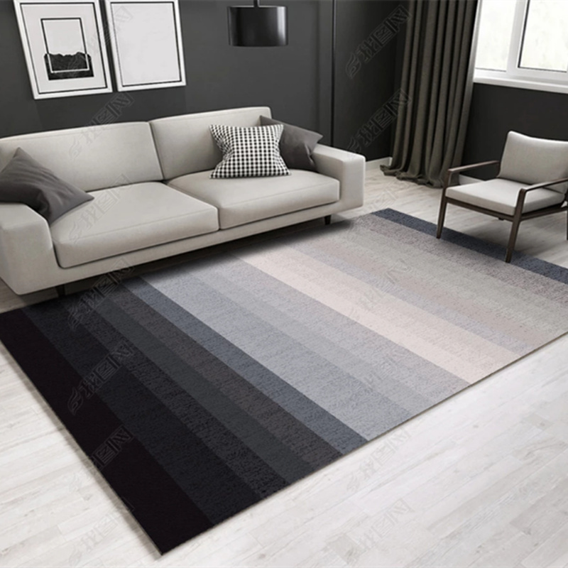 北欧客厅地毯轻奢卧室床边毯沙y发茶几毯现代简约家用房间防滑地