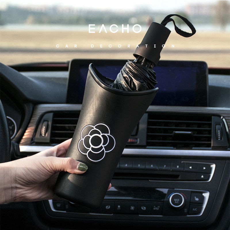 车载雨伞收纳桶前座后排悬挂式雨伞桶汽车K创意小垃圾桶可爱置物