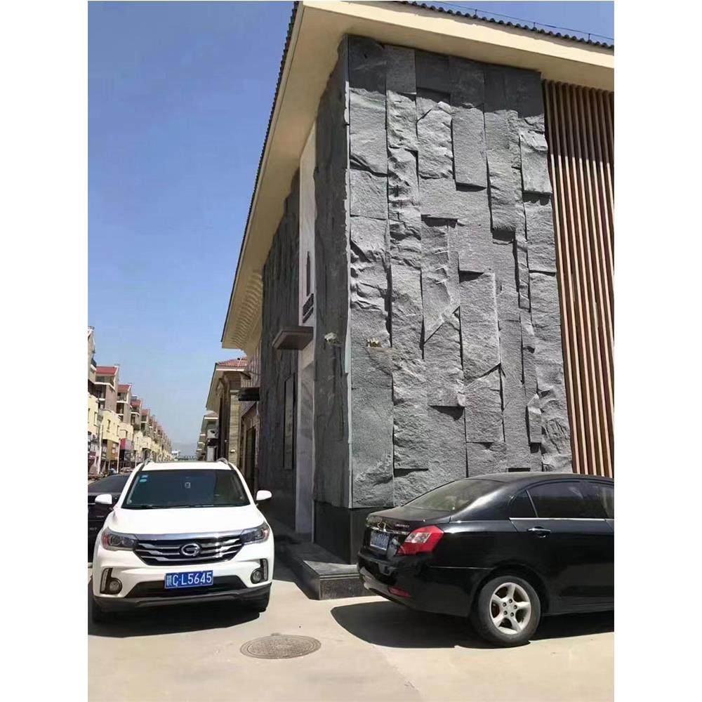 天然大理石蘑菇石花岗岩石皮电视背景墙自然面毛石别墅水景墙石材