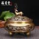纯铜香炉家用室内大号环香炉沉香薰香炉檀香炉茶道摆件彷古香薰炉