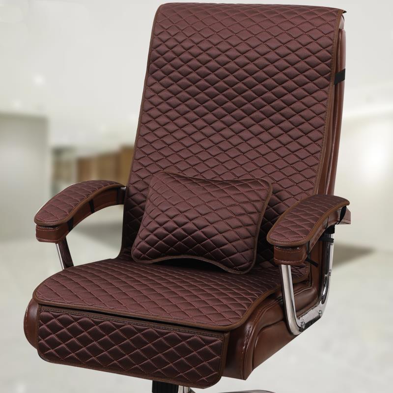 慕坊居家椅垫套装 棉麻四季通用 办公室居家会议椅垫 舒适耐用