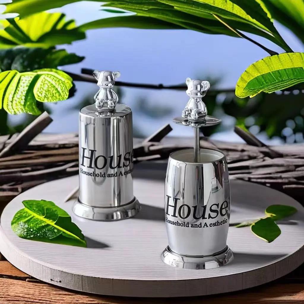 牙签盒自动弹出家用高档不锈钢牙签筒2025新款轻奢高级牙签罐按