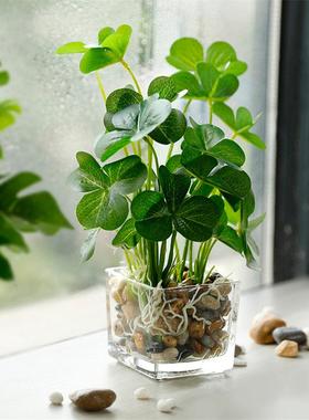 创意人工植物假饰品客厅办公室桌面小盆栽室内装饰花多肉的家居配