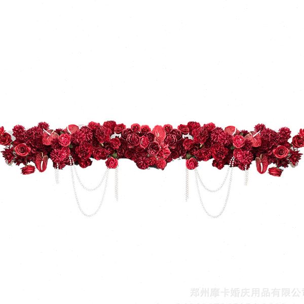 婚房床头装饰仿真花结婚酒店卧室民宿沙发客厅布置装饰花婚庆用品