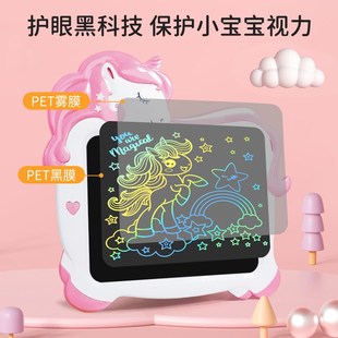 液晶护眼屏幕手写板儿童涂鸦电子绘画板幼儿园宝宝家用卡通写字板