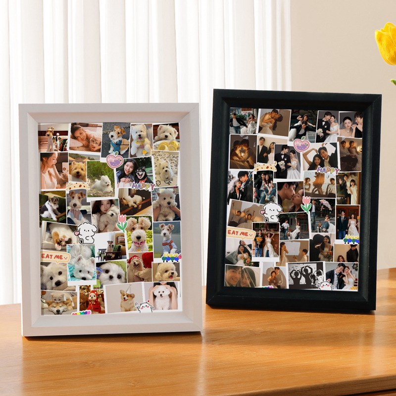 情侣相框照片定制diny高级感洗相片做成相册框架8寸10摆台生日礼