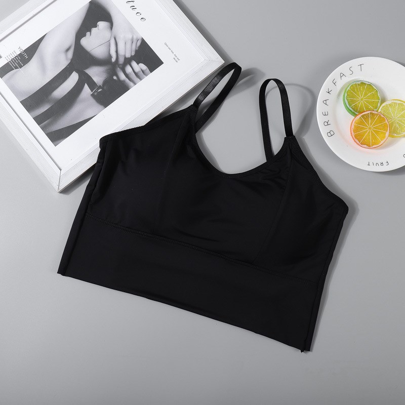 水上乐园玩水泳衣上衣单件女款游泳馆衣服运动小背心大胸防下垂