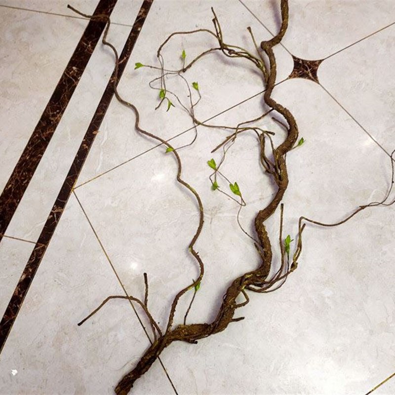 新款仿真树藤枯藤假花装饰树枝干枝青苔苔藓室内藤蔓植物壁挂绿植