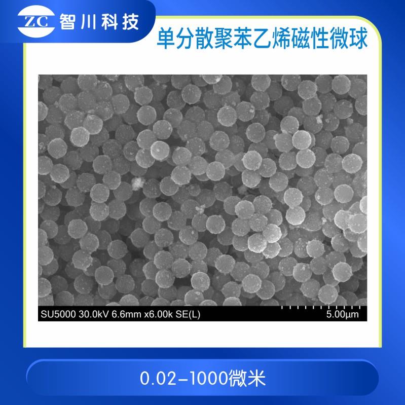单分散聚苯乙烯磁性微球 ps微米/纳米磁珠 羧基化生物磁珠