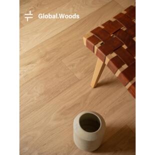 欧洲橡木出口书香门第代工出口橡木多层实木地板实木覆合地暖环保