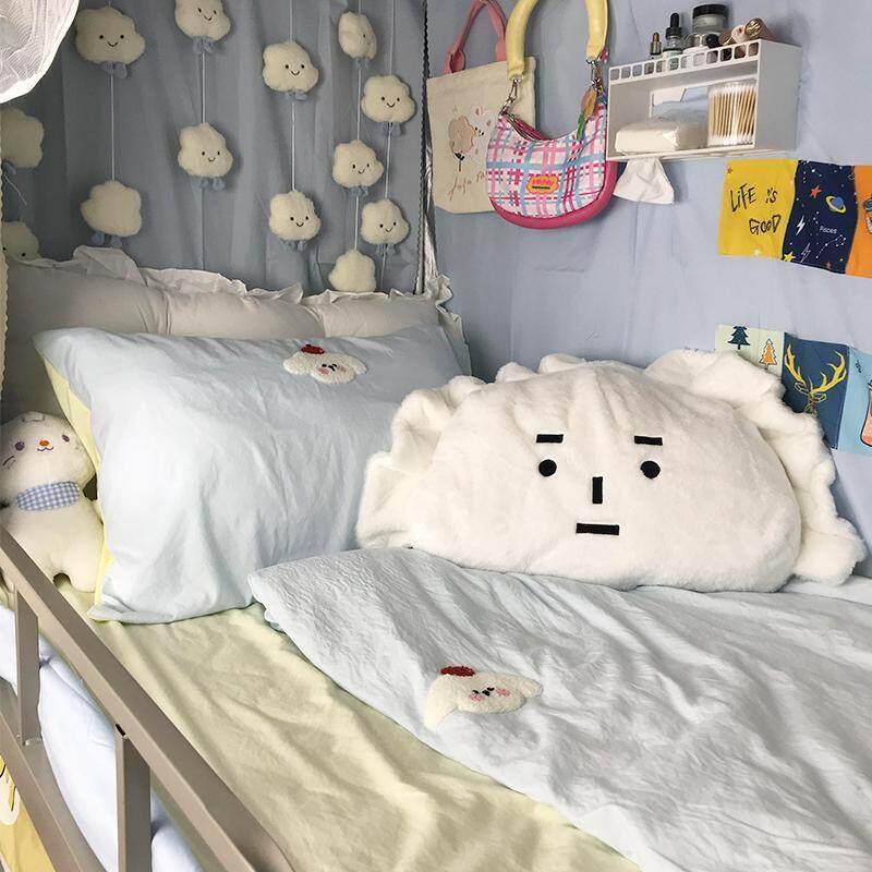 宿舍床上靠背饺子靠枕ins风寝室单人床头学生毛绒抱枕靠垫大枕头,居家布艺,靠垫/抱枕,淘宝优惠券,粉丝福利购,淘宝优惠卷