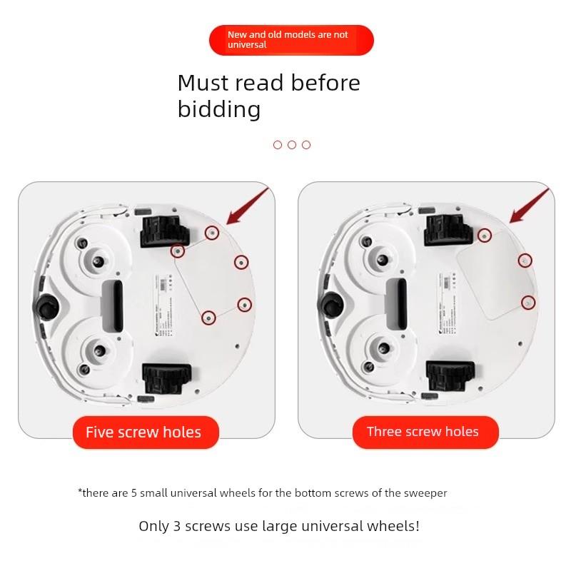 适用于云鲸J1/J2扫地机J4/J5/J5X/逍遥001/导滚轮万向轮配件