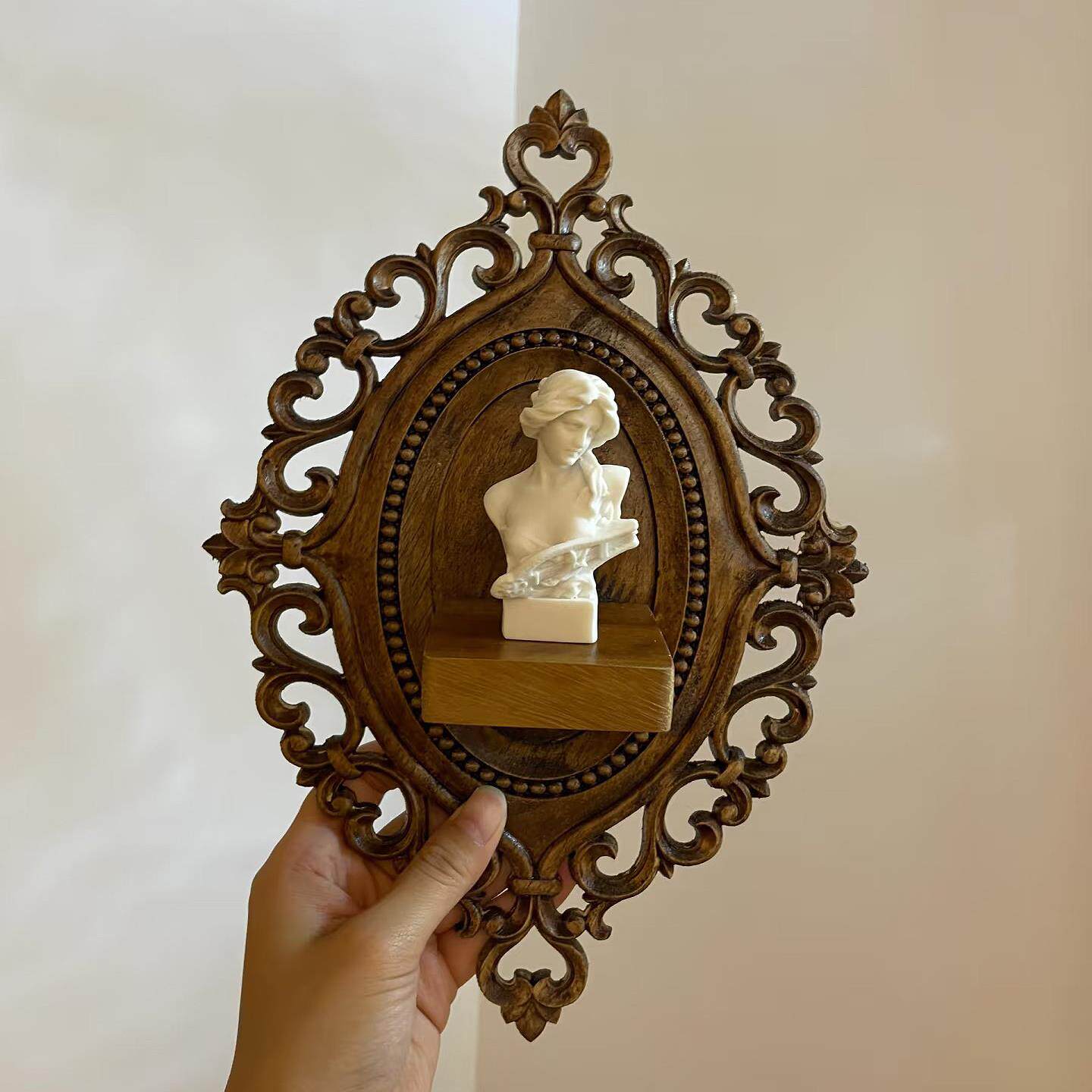 法式浮雕壁挂墙饰立体挂件墙面装饰壁挂覆古高级感创意艺术装饰画