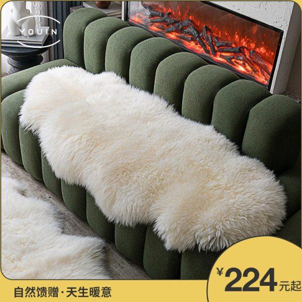 新西兰真皮羊毛冬季沙发垫轻奢风长毛整张羊皮头等舱摇摇椅坐垫子,居家布艺,沙发垫,淘宝优惠券,粉丝福利购,淘宝优惠卷