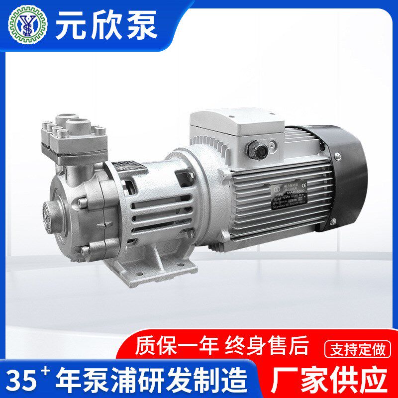 高低温导热油磁力驱动泵化工高扬程不锈耐腐蚀旋涡磁力泵MAP-3000