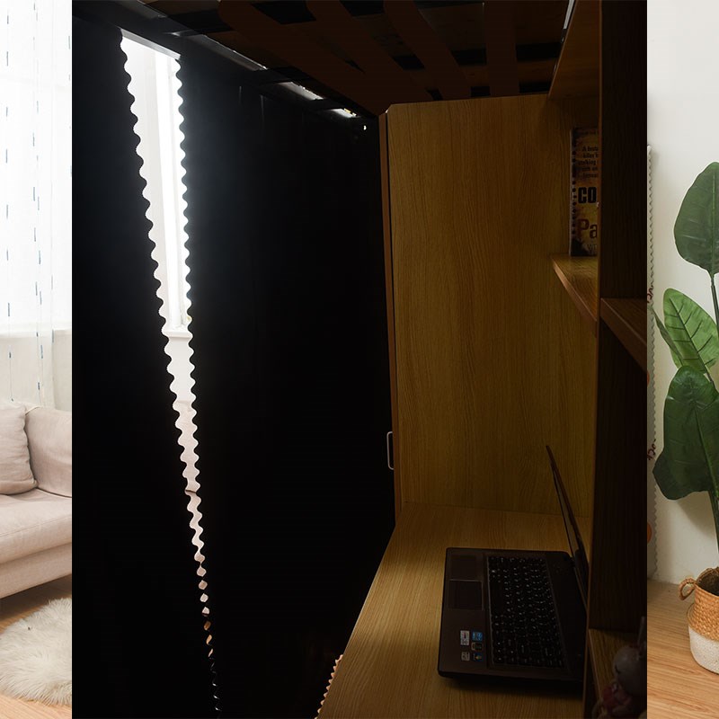 全遮光学生宿舍书桌遮挡帘不透光加高加I长上下铺床帘女生寝室床