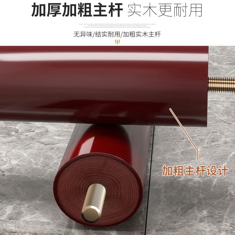 实木挂衣架落地卧室衣帽架家用挂衣杆单杆立式衣服架子简易挂包架