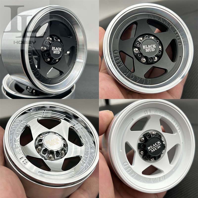 黑泥2.6寸轮胎轮毂1/8攀爬车易控4082 H8H TRX4 1:7 雷拉洛MK07