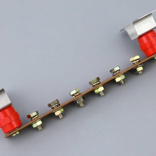 T2紫铜排镀锡铜排打孔铜排成型铜排定制加工折弯打孔成型接地铜排