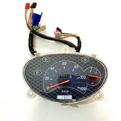 适用韵彩QS100T丽彩QS125T-2仪表总成玻璃里程表罩速度表迈速咪表