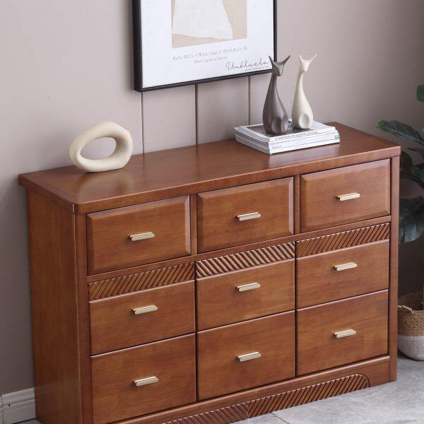 主卧室房间床头床尾落地九斗柜实木客厅立柜收纳储物柜抽屉柜中式