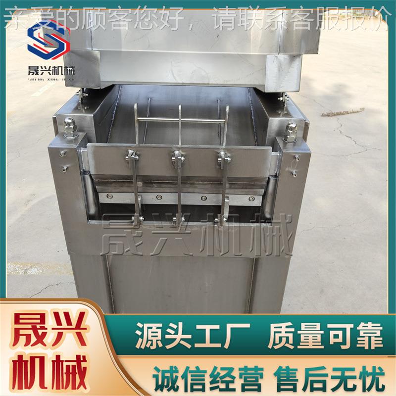 鸡骨冷冻品切块机架 零下1机8碎度冻鱼QK-2500板剁块 牛油冻板破