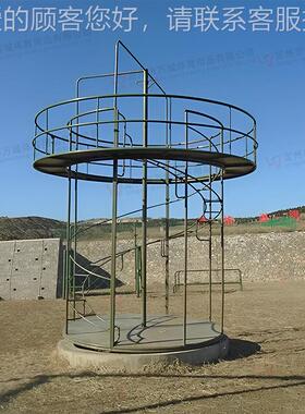 1034240米渡0海障碍户外登岛螺旋梯摇摆台平晃轮动绳网平梯软桥胎