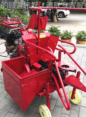 手扶玉米收收扒获机 柴油行单苞米收获机 玉米MGP皮秸秆还田一体