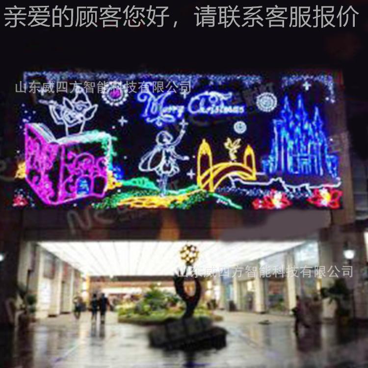 021新饰款商业装美陈大型l2ed造型灯商yzl-1219场室内灯光街装饰