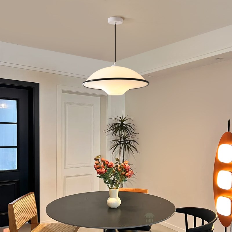 丹麦太空飞碟餐厅吊灯简约现代侘寂风设计师客厅卧室吧台餐桌吊灯