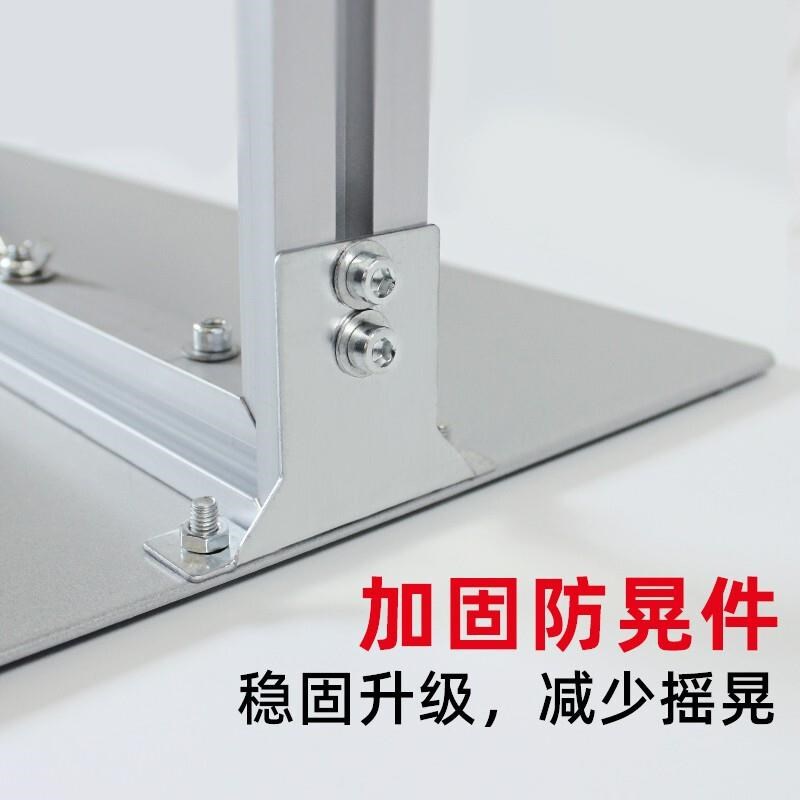 丽屏展架易拉宝广告展示牌立v式落地式kt板门型展架户外宣传海报
