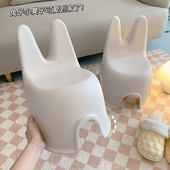 儿童靠背小凳子家用客厅茶几宝宝矮凳餐椅家庭实用大人坐塑料板凳